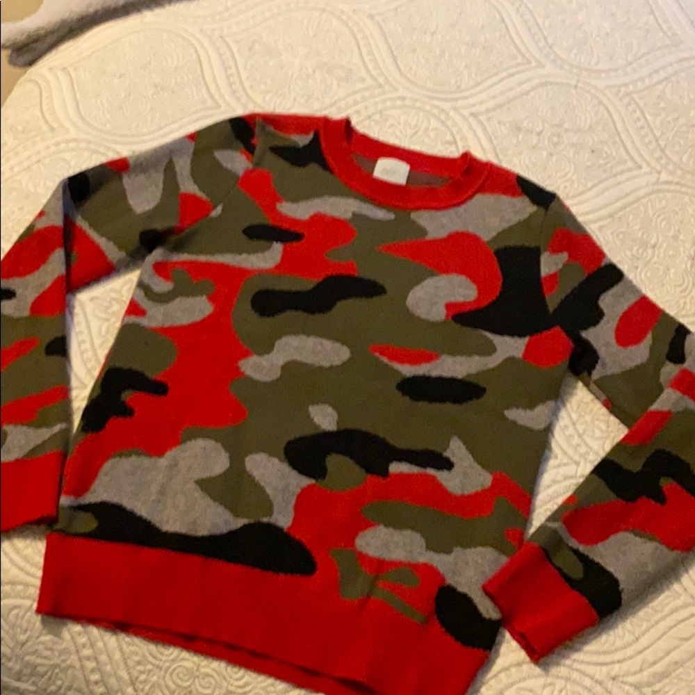 Camo sweater